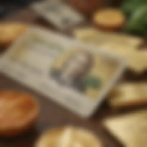 American Express Gold Card showcased with Whole Foods products