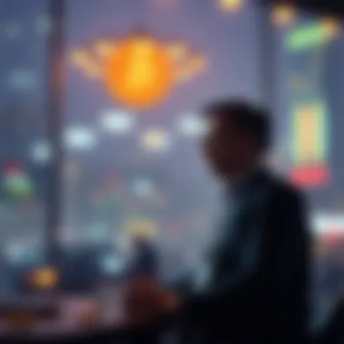 Investor Insights in Cryptocurrency Illustration of investor insights in cryptocurrency