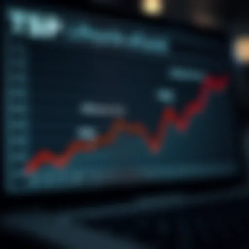 Graph illustrating TSP lifecycle fund performance over time