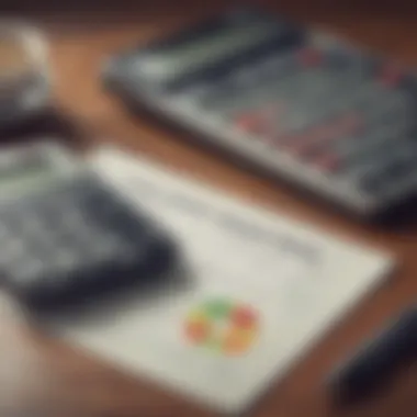 Effective Budgeting Strategies A calculator and financial documents showing budgeting strategies.