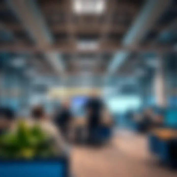 Modern office space representing a dynamic finance company