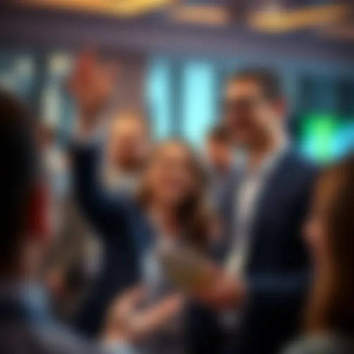 An individual receiving recognition for outstanding performance