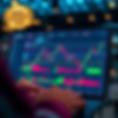 Stock Chart Platform Interface User interface of a popular stock chart platform