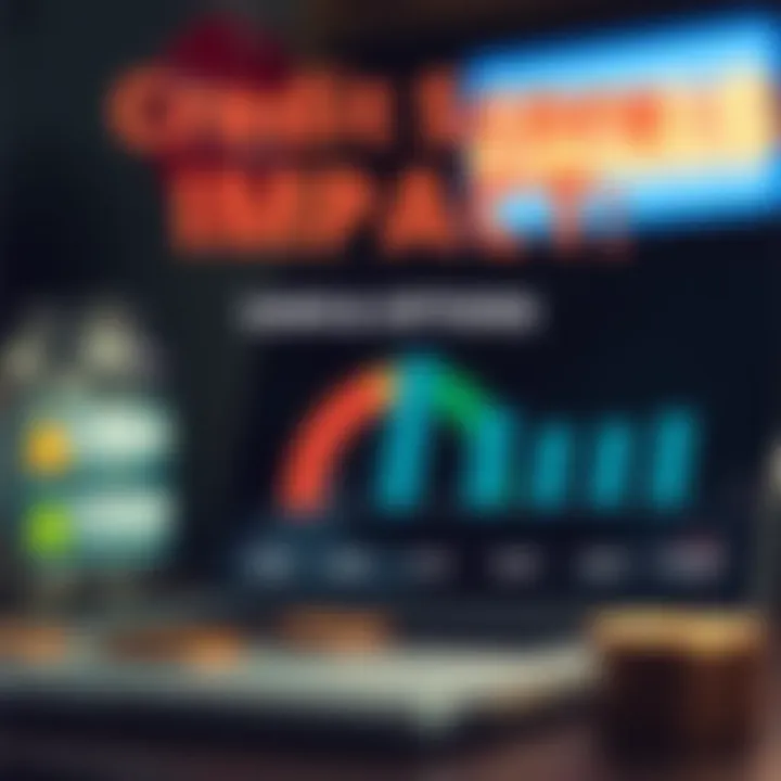 Credit Score Impact Infographic showing the impact of loans on credit scores