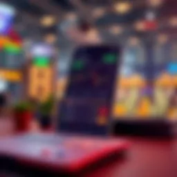 User interface of a stock brokerage app showcasing trading features