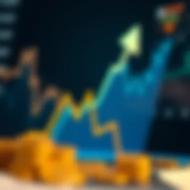 Upward Financial Trends A financial graph depicting upward trends