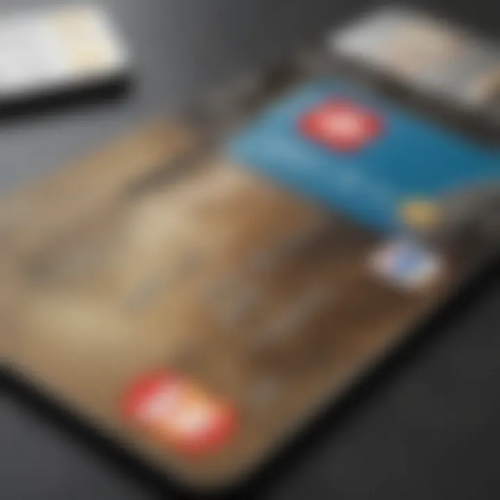 Illustration of BMO Harris Bank debit card with highlighted features