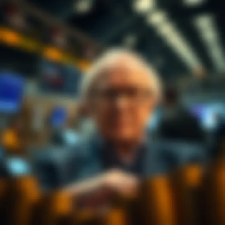 Graph illustrating Buffett's investment patterns