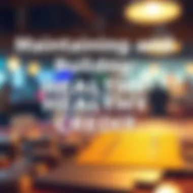 Visual representation of credit health maintenance