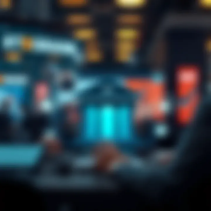 Technological Features of Business Bank Accounts Visual representation of digital banking features