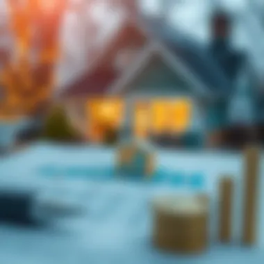 A chart showing home equity growth over time