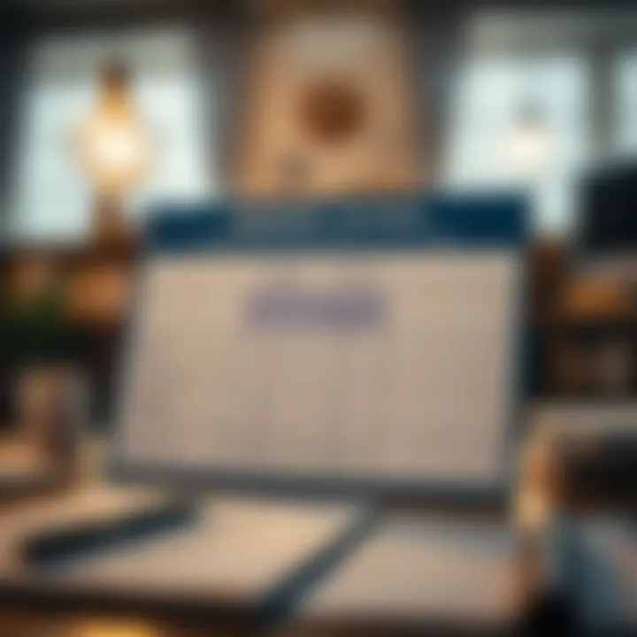 Comparison chart of financing options