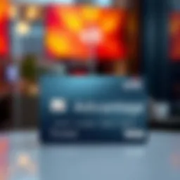 Citi AAdvantage World Elite MasterCard showcasing its elegant design