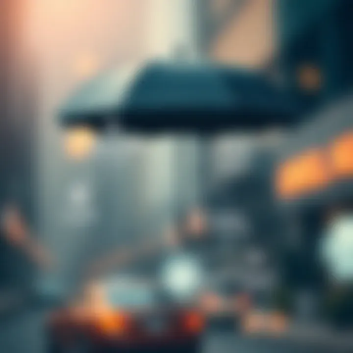 Umbrella Insurance Coverage Areas Diagram showcasing umbrella insurance coverage areas