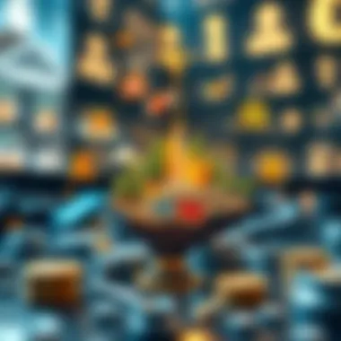 Understanding the Financial Ecosystem and Its Components An abstract illustration depicting the financial ecosystem