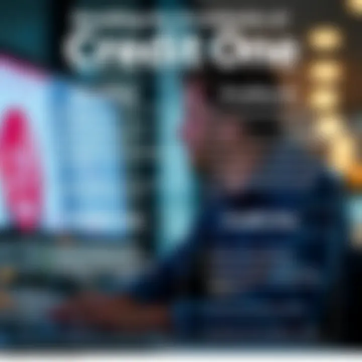 Graphic representation of benefits and drawbacks of Credit One services