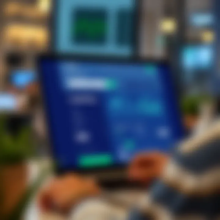 Illustration of Credit One online platform interface