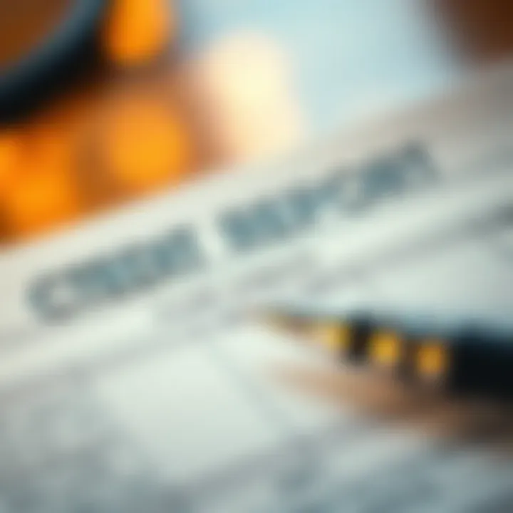 Understanding Credit Reports: Key Components Close-up of a credit report with highlighted sections
