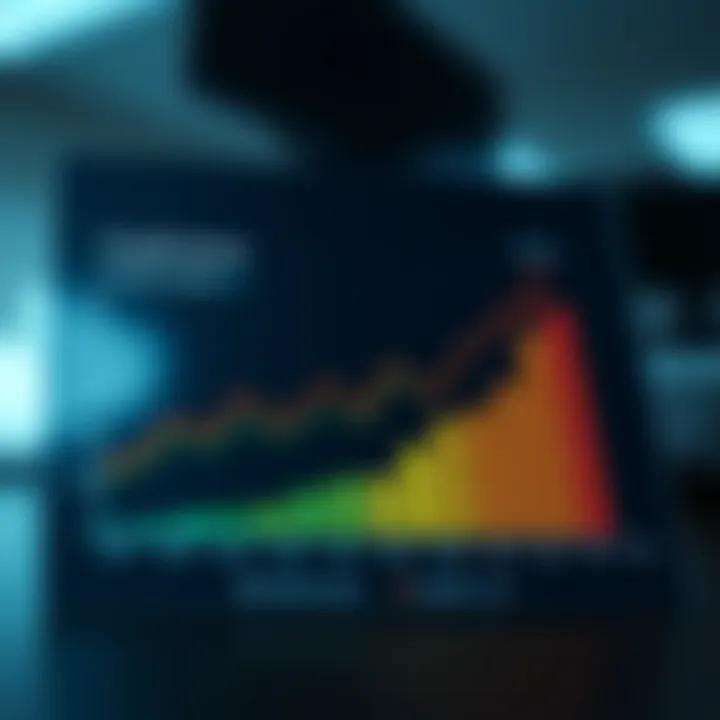 Graph showing the impact of credit score fluctuations
