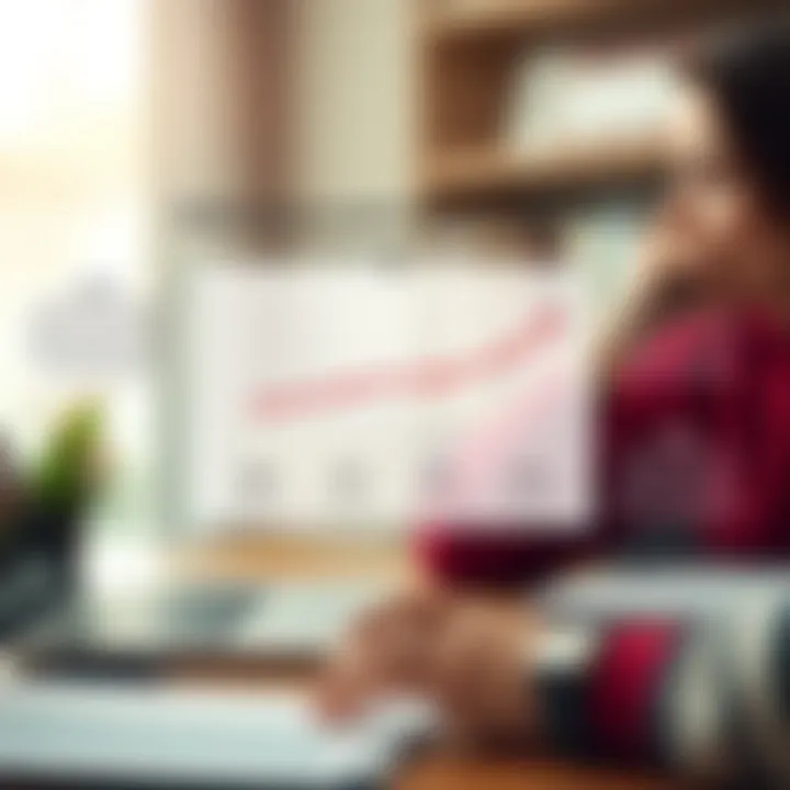 Diagram showcasing credit utilization impact on credit score