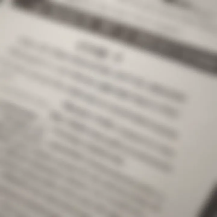 A close-up of a loan agreement with highlighted interest rate sections.