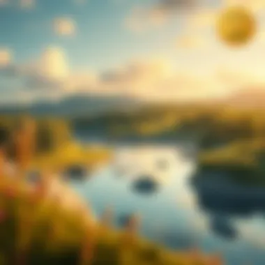 Peace of Mind in Wealth Planning A serene landscape symbolizing peace of mind in wealth planning