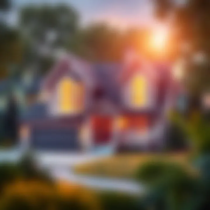 Illustration of various types of mortgage loans