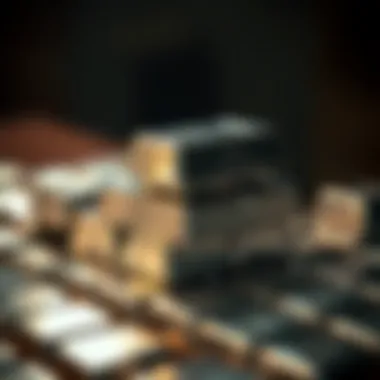 A stack of silver bars gleaming under soft lighting, symbolizing stability and investment potential.