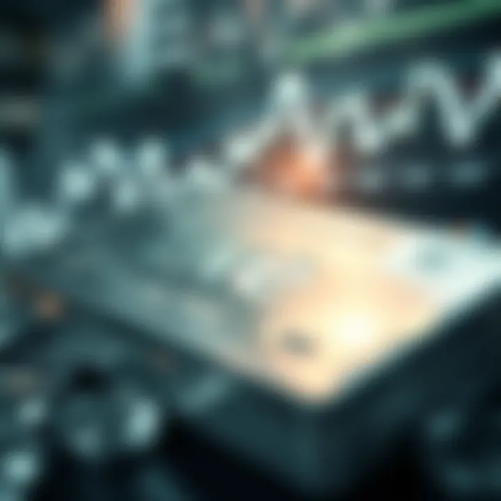 Graphical representation of silver market trends, illustrating price fluctuations and investment patterns.
