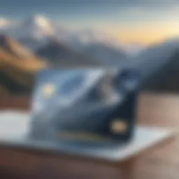 Elegant presentation of the Altitude Signature Rewards Card highlighting its premium benefits