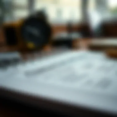 In-Depth Financial Planning Notes A close-up of a notebook filled with notes on financial planning strategies and methodologies.