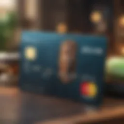 Amazon credit card showcasing features