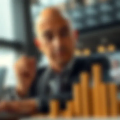 Visual representation of Jeff Bezos making strategic investments