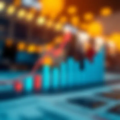 A sophisticated chart illustrating the growth of municipal bonds over the years