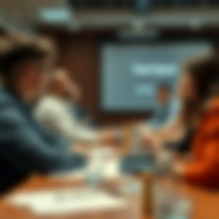 A workshop in progress focused on real estate