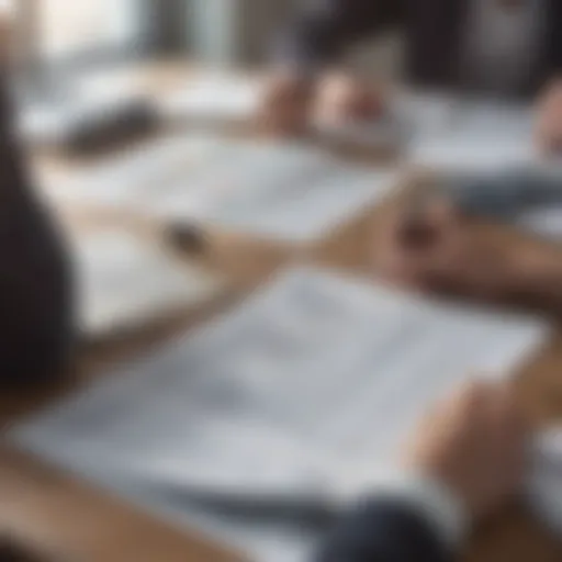 A diverse range of loan documents spread across a table, symbolizing various loan types