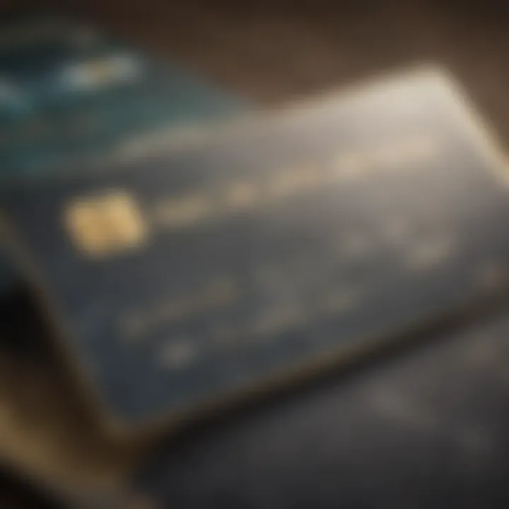 Elegant rewards charge card design showcasing luxury benefits