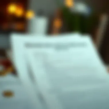 Visual representation of required documents for loan forgiveness