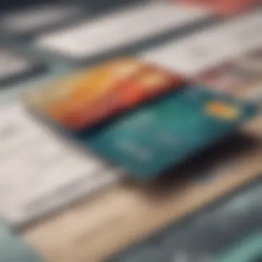 Concept of Financial Management in Credit Card Cancellation A conceptual image of financial management during credit card cancellation