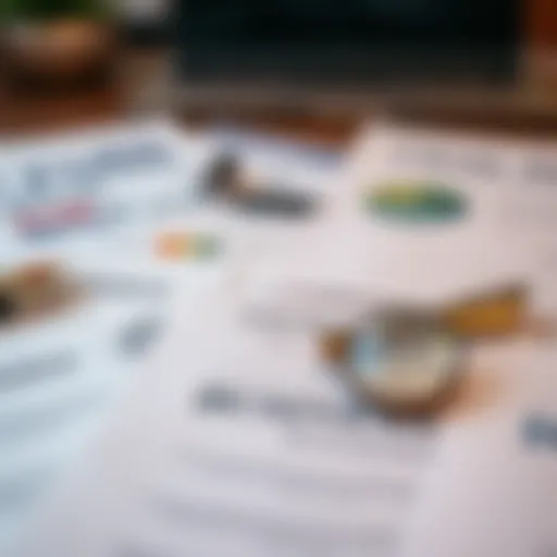 A diverse range of business insurance policies laid out