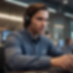 Customer service interaction at Lightspeed Trading