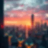 The Rise of Technology in Urban Landscapes A vibrant city skyline representing technological advancement