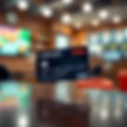 Conceptual illustration of credit card options for beginners