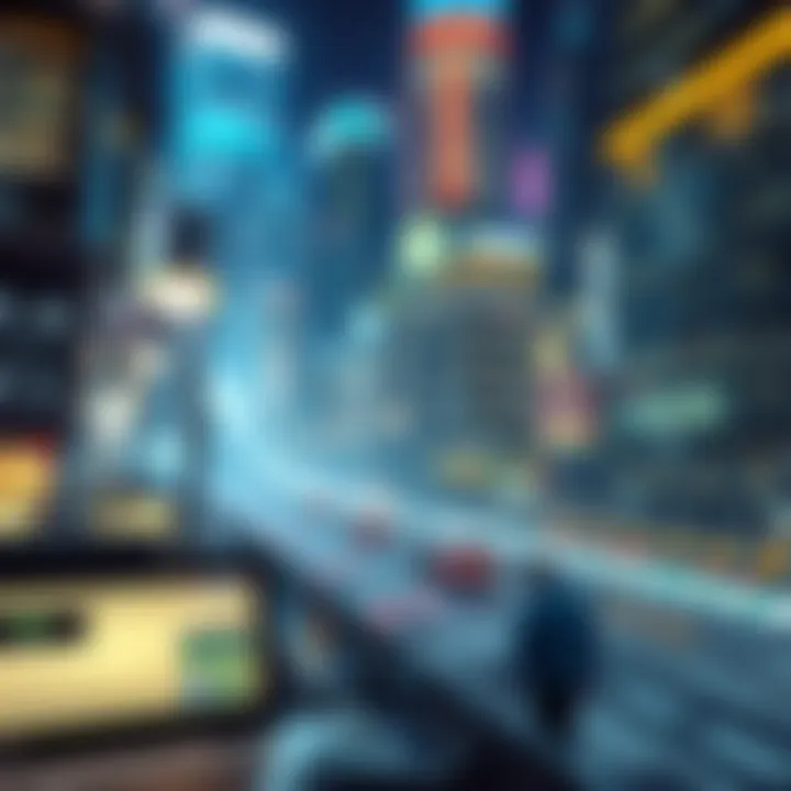 Future Trends in Tax Legislation A futuristic illustration depicting trends in tax legislation