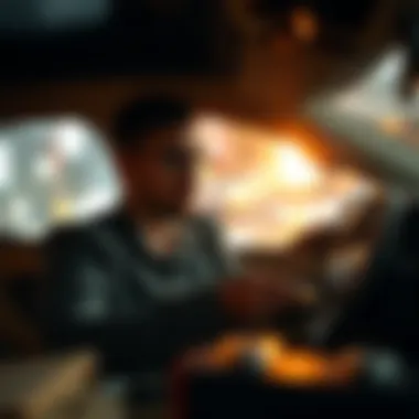 Strategic Financial Planning for Car Payments A person analyzing credit card options