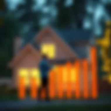 An illustrative chart showing mortgage rates trends.