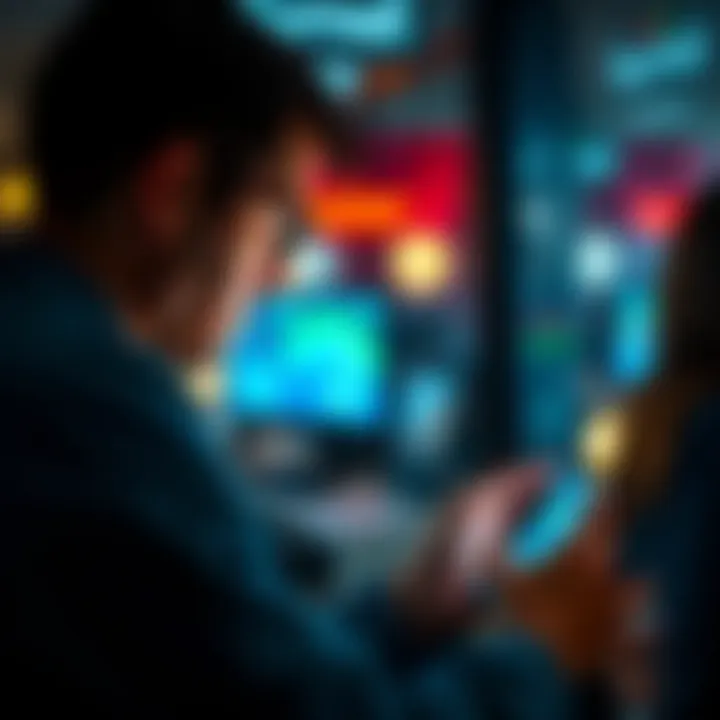 Analyzing Your Credit Score A person analyzing their credit score on a digital device