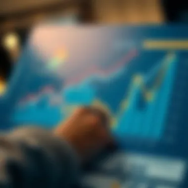 Rental Market Trends Analysis Financial graph illustrating rental market trends