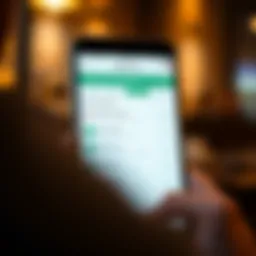 Screenshot of the Robinhood app interface showing account options