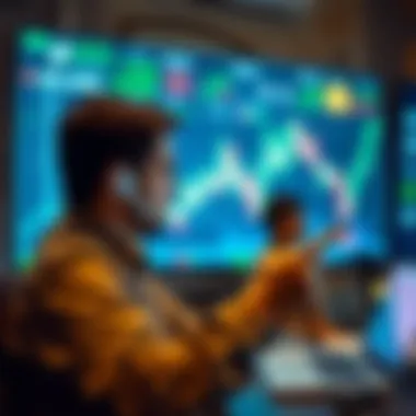 Cryptocurrency Trading Experience on Robinhood Graphical depiction of cryptocurrency trading on Robinhood platform
